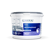  Краска интерьерная Белый Лакра 14кг 