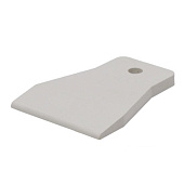 Шпатель резиновый белый 80 мм Шпатель резиновый белый 80 мм