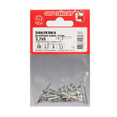 Заклепка вытяжная алюм/сталь 3,2х 6 (28 шт) Заклепка вытяжная алюм/сталь 3,2х 6 (28 шт)