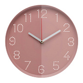 Часы настенные d=25см, корпус розовый "Классика" Рубин 2520-006 Часы настенные d=25см, корпус розовый "Классика" Рубин 2520-006