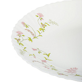 Тарелка Millimi Клавель опаловое стекло 24 см 818-007 Тарелка Millimi Клавель опаловое стекло 24 см 818-007