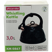 Чайник 3л из нержавеющей стали со свистком 867 Чайник 3л из нержавеющей стали со свистком 867