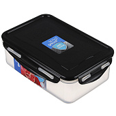 Контейнер герметичный для СВЧ с защелками 1,1л пластик 861-332 Контейнер герметичный для СВЧ с защелками 1,1л пластик 861-332