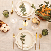  Скатерть (лен) 220х140 SL HOME Facile 10494105 