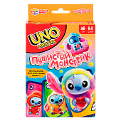 Игра настольная карточная Умные игры Пушистый монстрик UNO минута 92х130х22 мм, 409148