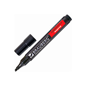 Набор маркеров перманентных 4цв Brauberg Contract, скошенный наконечник, 1-5 мм, 150473