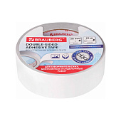  Клейкая двухсторонняя лента Brauberg, 38 мм х 25 м, полипропиленовая основа, 90 микрон, 606426 