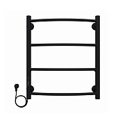  Полотенцесушитель электрический Verona 500/600  черный L 4 пер Azario 