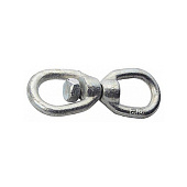 Вертлюг петля-петля 8мм, 1шт, цинк Вертлюг петля-петля 8мм, 1шт, цинк