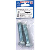  Болт М16х70, DIN933, 2шт, цинк 