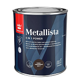 Краска по ржавчине глянцевая Tikkurila METALLISTA темно-коричневая 0,8л