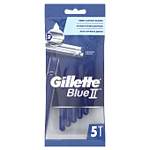 Станок для бритья одноразовый GILLETTE blue II увлаж.полоска 5шт