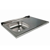 Мойка накладная 80х60см 0,4мм матовая ПРАВАЯ V-401 РМС Мойка накладная 80х60см 0,4мм матовая ПРАВАЯ V-401 РМС