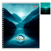 Тетрадь 48л А5 клетка, гребень, картонная обложка, Водный пейзаж, Т48-4850 Тетрадь 48л А5 клетка, гребень, картонная обложка, Водный пейзаж, Т48-4850