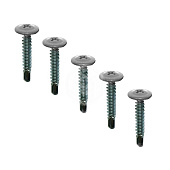  Саморезы металл-металл с прессшайбой ШСММ 4,2х19мм, 1000шт, RAL 7004 серый 