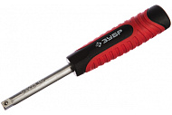 Вороток-отвертка 1/4", Cr-V, хроматированное покрытие, 150мм, ЗУБР Вороток-отвертка 1/4", Cr-V, хроматированное покрытие, 150мм, ЗУБР