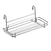 Полка одинарная разборная малая, хром MX-414 Полка одинарная разборная малая, хром MX-414