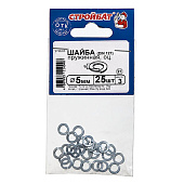 Шайба оцинк.пружинная DIN 127 5мм(25шт) Шайба оцинк.пружинная DIN 127 5мм(25шт)