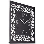  Часы настенные Элегия Рубин,  41х41 см, металл, черный, 4242-001B 