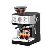 Кофемашина рожковая 1,6л с капучинатором и кофемолкой 20бар 1050Вт, SA-6122 Кофемашина рожковая 1,6л с капучинатором и кофемолкой 20бар 1050Вт, SA-6122