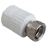 Муфта комб с накид гайкой ВР 20х3/4" PPR Муфта комб с накид гайкой ВР 20х3/4" PPR