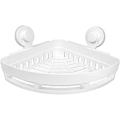  Полка угловая Easy белая на липучке B6681-23 