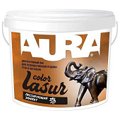 Лак водно-дисперсионный акриловый "AURA Lasur Color" 2,5кг