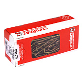  Саморезы универсальные желтые ШУж 4,0х60мм, потайная голова, 200шт 