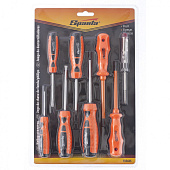 Набор отверток 8шт, PH, SL - 5шт, д/эл. - 2шт., проб.эл.на 220В - 1шт,Sparta Набор отверток 8шт, PH, SL - 5шт, д/эл. - 2шт., проб.эл.на 220В - 1шт,Sparta