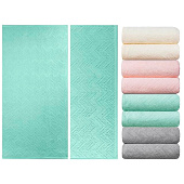 Полотенце 70х140 махровое жаккардовое гладкокрашеное Ёлочка 1644 Полотенце 70х140 махровое жаккардовое гладкокрашеное Ёлочка 1644