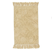 Коврик для ванной 50х80 Прованс Орнамент с кистями хлопок кремовый Zenfort Коврик для ванной 50х80 Прованс Орнамент с кистями хлопок кремовый Zenfort