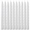  Набор свечей из 10 шт, h 24 см, белый лакированный, 348-847 