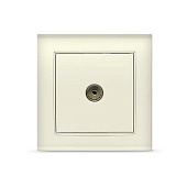 Розетка TV 1-м сл. Кость(7948790)/UNIVersal Бриллиант Розетка TV 1-м сл. Кость(7948790)/UNIVersal Бриллиант