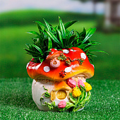 Кашпо "Гриб" 14х13х13см, 1,3л 9572975 Кашпо "Гриб" 14х13х13см, 1,3л 9572975