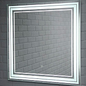 Зеркало с LED подсветкой Бейрут 700х700 GL7062Z Домино Зеркало с LED подсветкой Бейрут 700х700 GL7062Z Домино