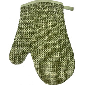  Прихватка-рукавица Fine Line Пестроткань, 18х28 см, рогожка, оливковый 