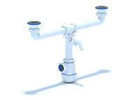 Сифон для мойки 1 1/2"х40 двойной A3000 АНИ Сифон для мойки 1 1/2"х40 двойной A3000 АНИ