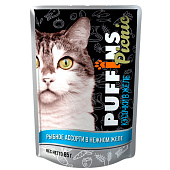 Влажный корм Паффинс picnic для кошек 85гр желе Рыбное ассорти Влажный корм Паффинс picnic для кошек 85гр желе Рыбное ассорти