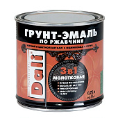 Молотковая ГРУНТ - ЭМАЛЬ по ржавчине "DALI" серый-0,75л Молотковая ГРУНТ - ЭМАЛЬ по ржавчине "DALI" серый-0,75л