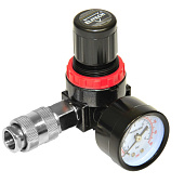 Регулятор давления с манометром, 1/4В, 0-12бар Регулятор давления с манометром, 1/4В, 0-12бар