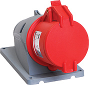 Розетка 125 стационарная 3Р+РЕ+N 32А 380В IP44 Розетка 125 стационарная 3Р+РЕ+N 32А 380В IP44