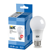  Лампа LED 15Вт Е27, груша, 6500К холодный IEK 