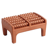  Массажер для ног на подставке, пластик, 70 колёс с шипами, 26,5х17х13 см, микс, 5117977 