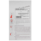  Замок навесной кодовый  «Пингвин», цет голубой 