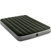 Intex Кровать надувная DOWNY BED, (fiber-tech),137x191x25см, встроенный ножной насос, ПВХ, 64762 Intex Кровать надувная DOWNY BED, (fiber-tech),137x191x25см, встроенный ножной насос, ПВХ, 64762