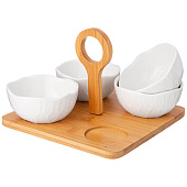  Набор салатников lefard "native" 4 шт. 200 мл 10х5 см 474-221 