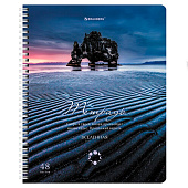 Тетрадь А5 48л. BRAUBERG гребень, клетка, обложка картон, Nature (микс в спайке), 404340 Тетрадь А5 48л. BRAUBERG гребень, клетка, обложка картон, Nature (микс в спайке), 404340