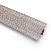 Плинтус Идеал Классик (под проводку) 55мм Дуб снежный 2.2м Плинтус Идеал Классик (под проводку) 55мм Дуб снежный 2.2м