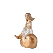 Сувенир полистоун "Малышка с книгами на камне" бронза с серебром 9х5,5х12,5 см 10583334 Сувенир полистоун "Малышка с книгами на камне" бронза с серебром 9х5,5х12,5 см 10583334