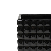  Ваза Структура, Д120 Ш70 В250, черный Cha21 